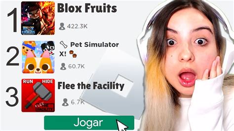 Joguei Os 10 Jogos Mais Populares Pelo Meus Inscritos No Roblox YouTube