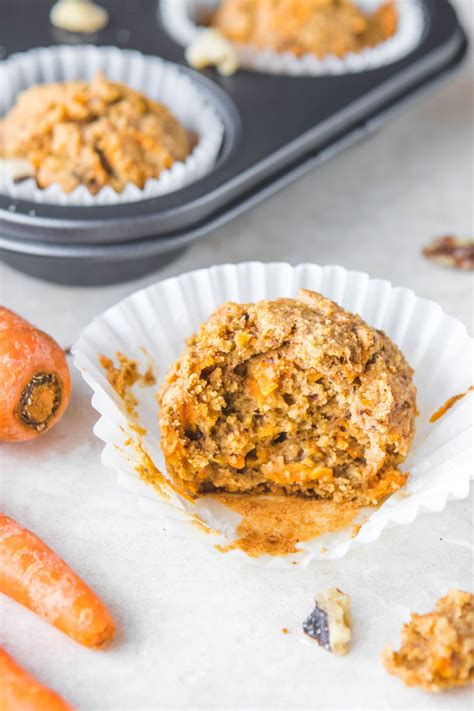 Vegan Carrot Cake Muffins Gluten Free From My Bowl