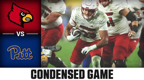 Louisville Vs Pitt Condensed Game Acc Football Youtube