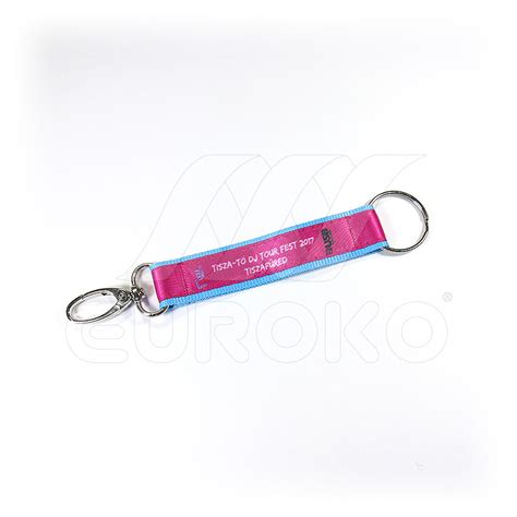 Custom Double Layered Mini Lanyards Small Eurokoeu