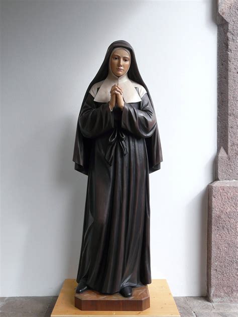 Wooden statue of St.Bernadette - Ferdinand Stuflesser 1875