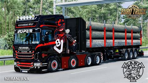 Ets 2 Mod Crane Mod Addon For Rjl Scania V1 Ets2 V135 Youtube