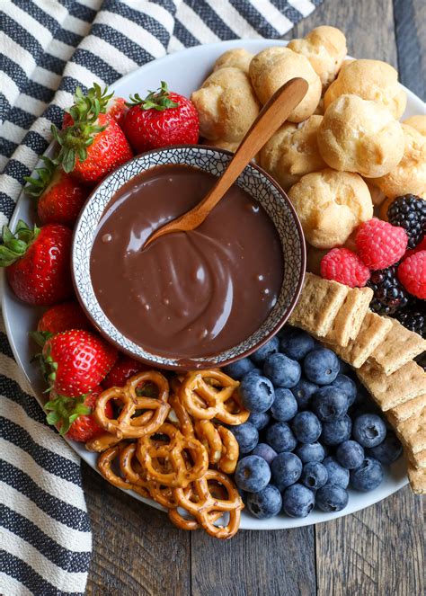 Dessert Fondue Board Barefeet In The Kitchen