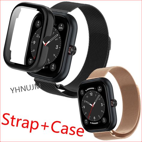 Stainless Steel Strap With Case Metal Bracelet For Haylou Honor Watch