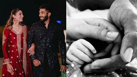 Jasprit Bumrah Baby Boy Jasprit Bumrah Becomes Father Cricketers