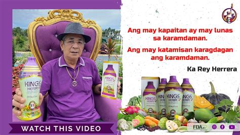 Ka Rey Herrera Kings Herbal Plus Testimonial Youtube