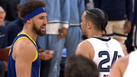 You Suck Dillon Brooks And Klay Thompson S Beef During Grizzlies