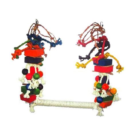 Hb46258 Medium Rope Swing With Blocks And Leather