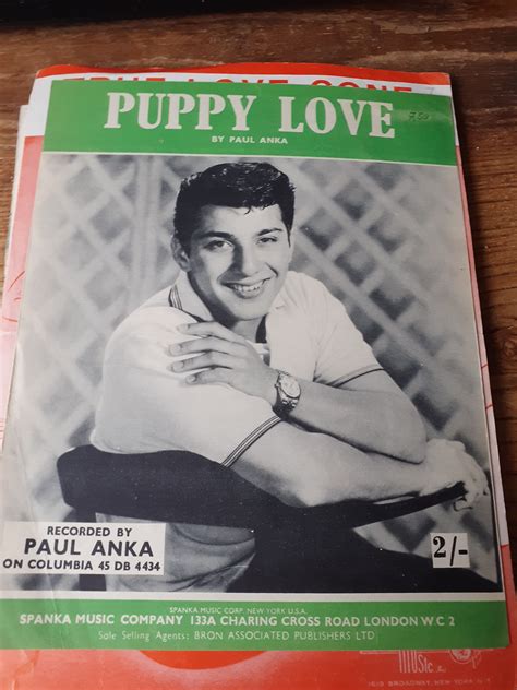 Paul Anka Puppy Love Songs Charing