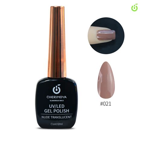 Esmalte Semipermanente Nude Translucido Cherimoya 12ml 021 Cherimoya
