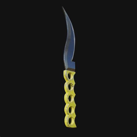 ArtStation - Spectral Symphony: Haunting 3D Model Dagger for Digital