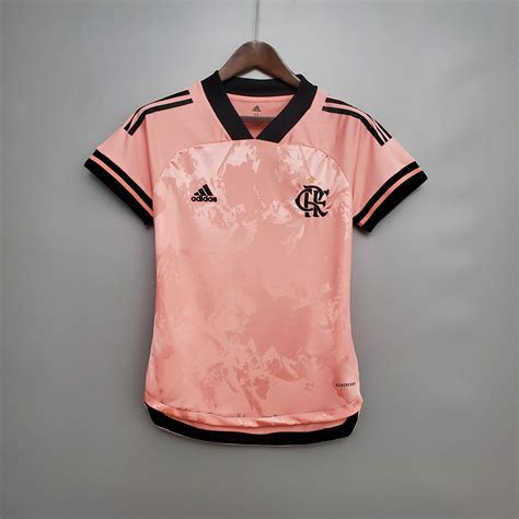 Camisa Flamengo Feminina Outubro Rosa Adidas