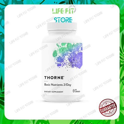 Jual Basic Nutrients 2 Day Thorne Research 60 Kapsul Mutivitamin Multi