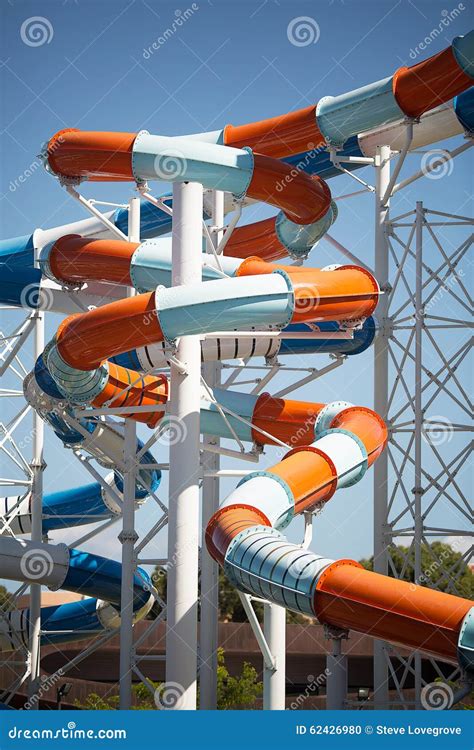 Giant Water Slide stock photo. Image of activity, recreation - 62426980