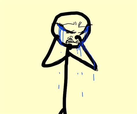 Crying Stickman - Drawception