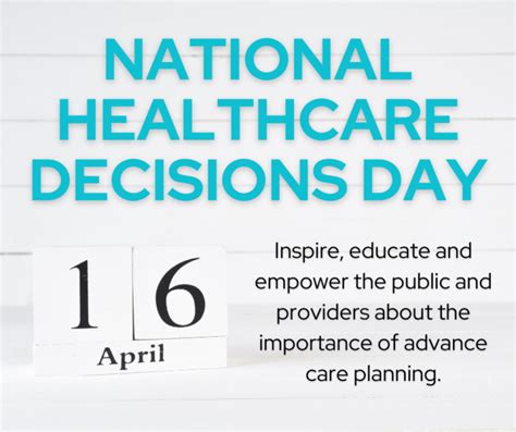 National Healthcare Decisions Day April Sdaho