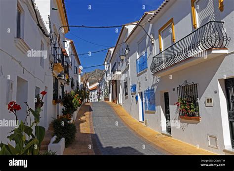 Europe Spain Es Andalusia Benalmadena Pueblo Calle Santo Domingo Street