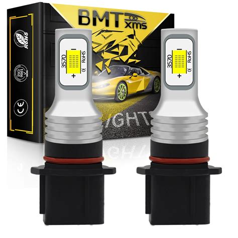 BMTxms Luz LED antiniebla para coche lámpara de circulación diurna DRL