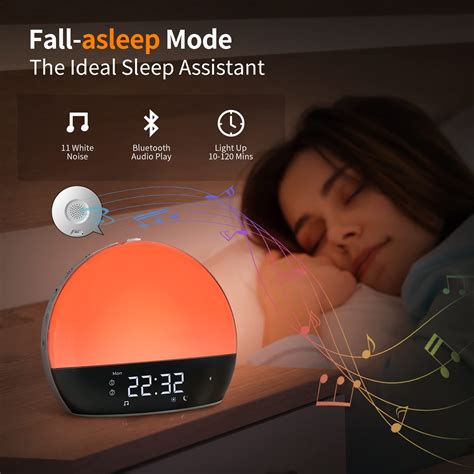 Snapklik Sunrise Alarm Clock Bluetooth Speaker Sound Machine