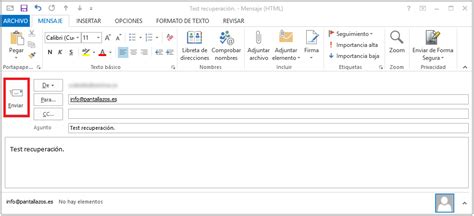 Pantallazos Es Outlook Recuperar Mensaje Enviado