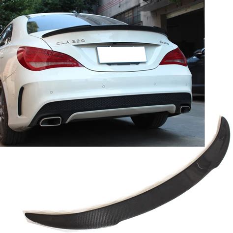 Mercedes Cla Class W Fd Style Carbon Fiber Rear Trunk Spoiler Wing