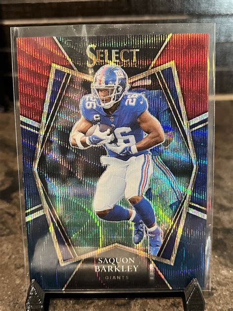 2021 SELECT PREMIER LEVEL TRI COLOR PRIZM SAQUON BARKLEY 199 Q1205 EBay