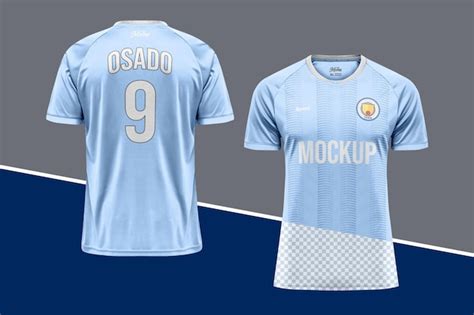 Premium PSD Soccer Jersey Mockup