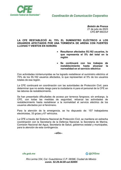 Manuel Bartlett on Twitter La CFEmx continúa trabajando Ha