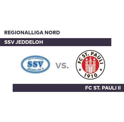 SSV Jeddeloh FC St Pauli II St Pauli Stoppt Talfahrt