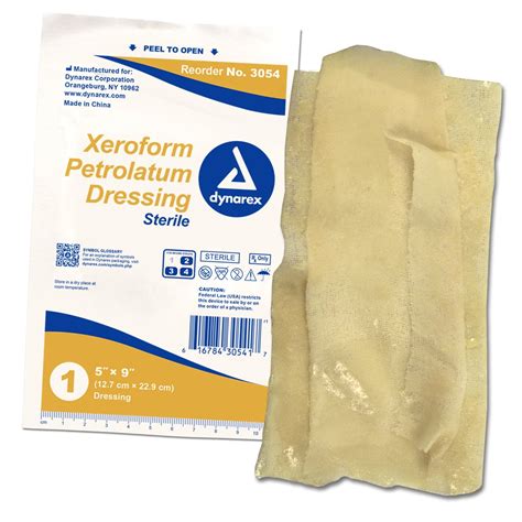 Xeroform Gauze Dressing - 5" x 9" (50/bx) — MedStockUSA.com