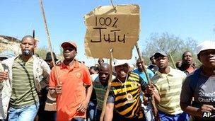 Julius Malema Calls For Full South Africa Mining Strike Bbc News