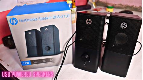 Hp Usb Multimedia Speakers Unboxing And Testing Youtube