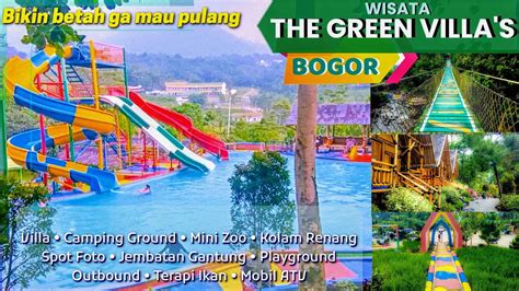 Wisata The Green Villas Bogor Rekreasi Asik Dengan Nuansa Bali Dan