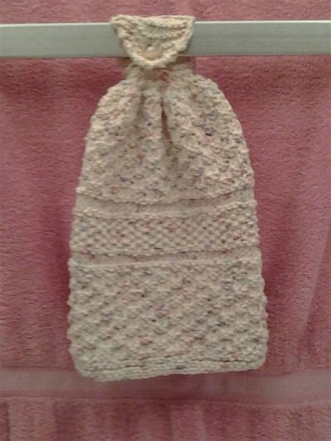 Knitwit S Knitted Hanging Dish Towel Knitting Towels Crochet Dish