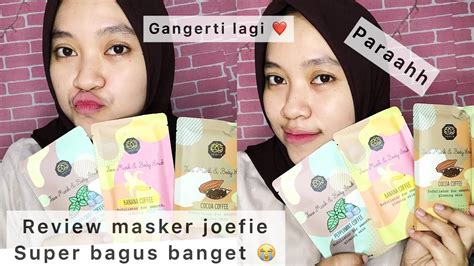 Review Masker Joefie Masker Organik Super Baguss Youtube