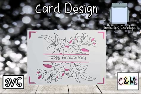 Happy Anniversary | Card Design | Card Template (2283218)