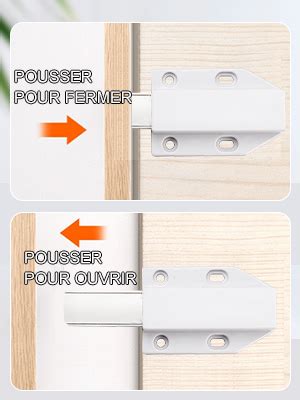 Fermeture Push To Open Aimant Loquet Magnetique Poussoir Porte