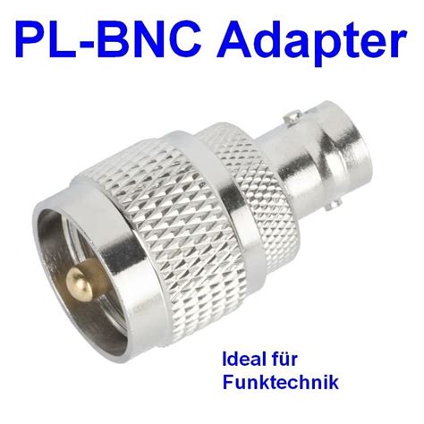 PL SO259 UHF Stecker Auf BNC Adapter Kaufen Auf Ricardo