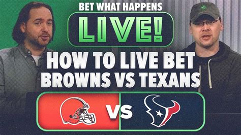 How To Live Bet Cleveland Browns Vs Houston Texans Nfl Wild Card Picks