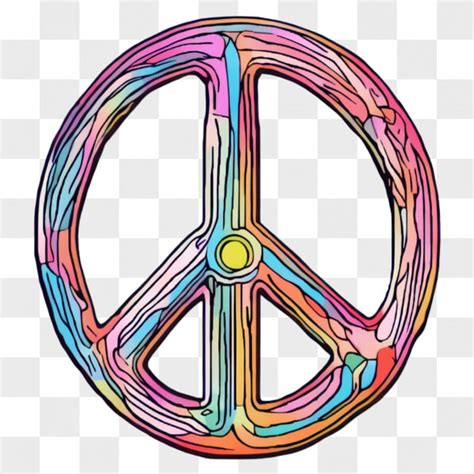 Download Colorful Peace Sign for Peace and Unity Cartoons Online ...