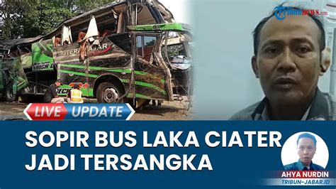 Sopir Bus Laka Maut Ciater Ditetapkan Sebagai Tersangka Seusai Polisi