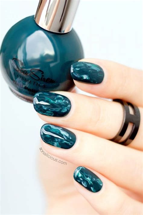 45 So Sassy Marble Nail Art Designs For 2016