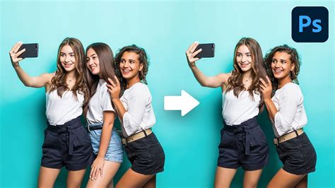 Remove People From Group Photos In Photoshop Youtube