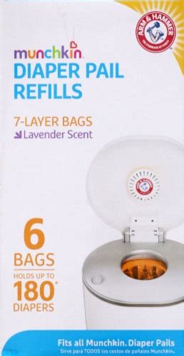 Munchkin Arm & Hammer Diaper Pail Bag Refills, 1 ct - Harris Teeter