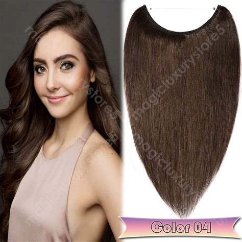 Thick Hidden No Clips Secret Wire In Remy Human Hair Extensions