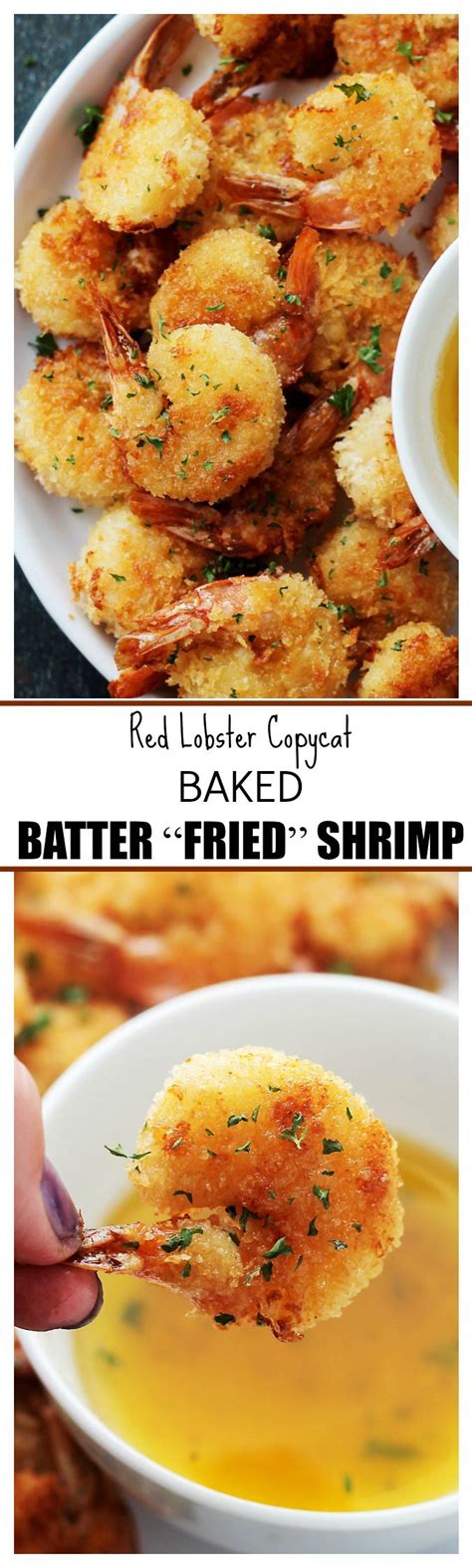 Baked Batter “fried” Shrimp With Garlic Dipping Sauce If You Are A Fan Of Red Lobsters Batter