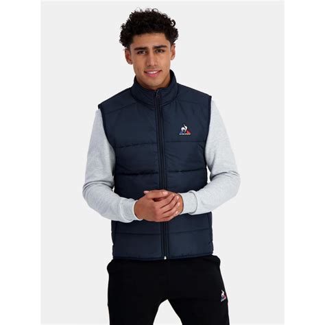 Doudoune Sans Manche Essentiels Bleu Homme Le Coq Sportif Wimod