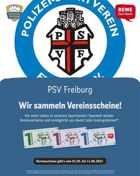 Unterstützt alle unseren Verein PSV Freiburg e V