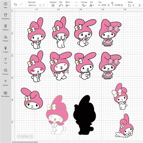 My Melody Svg Sanrio Svg My Melody Cricut My Melody Png Transparent