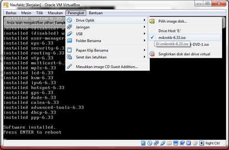 Cara Install Mikrotik Di Virtual Box